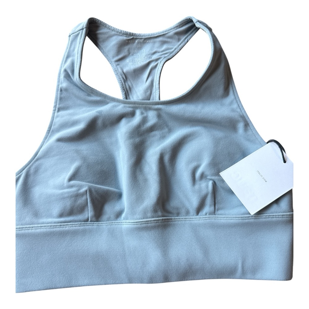 Sky Blue Racerback Sports Bra